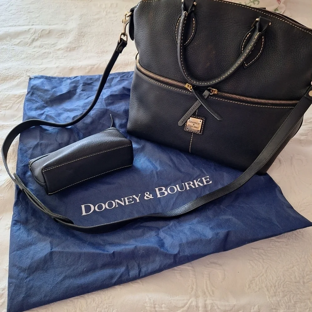 Dooney & Bourke Black Leather Shoulder Bag